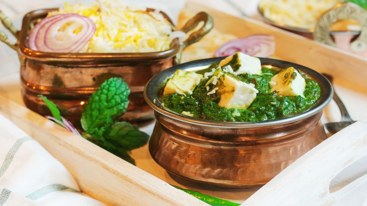 Saag Paneer; Indian Spinach Curry