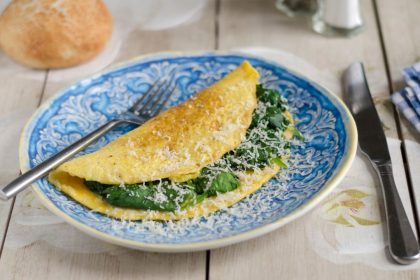 Chanterelle & Gruyere Omelette